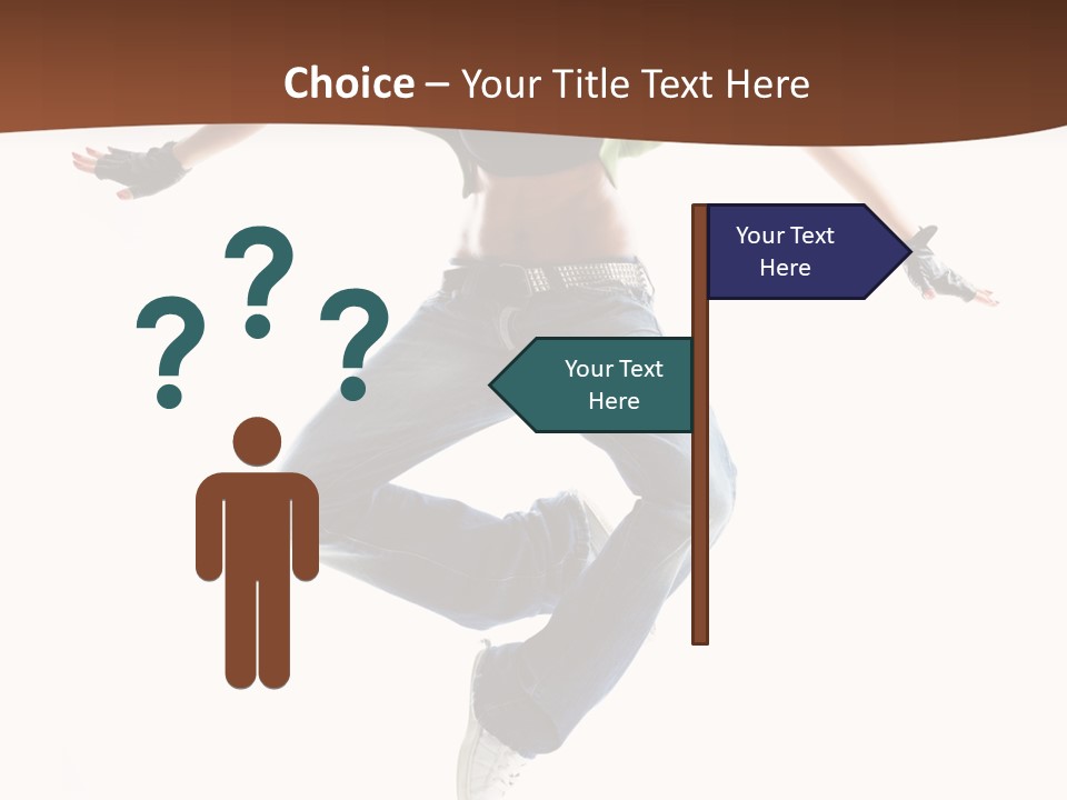Balance Teenager Performance PowerPoint Template