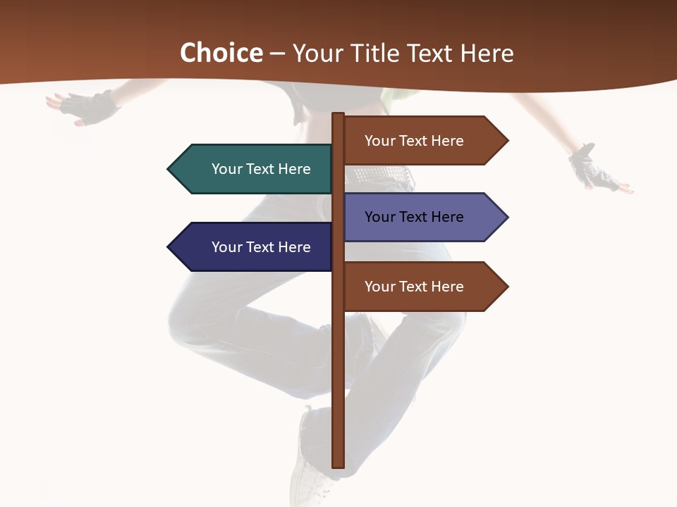 Balance Teenager Performance PowerPoint Template