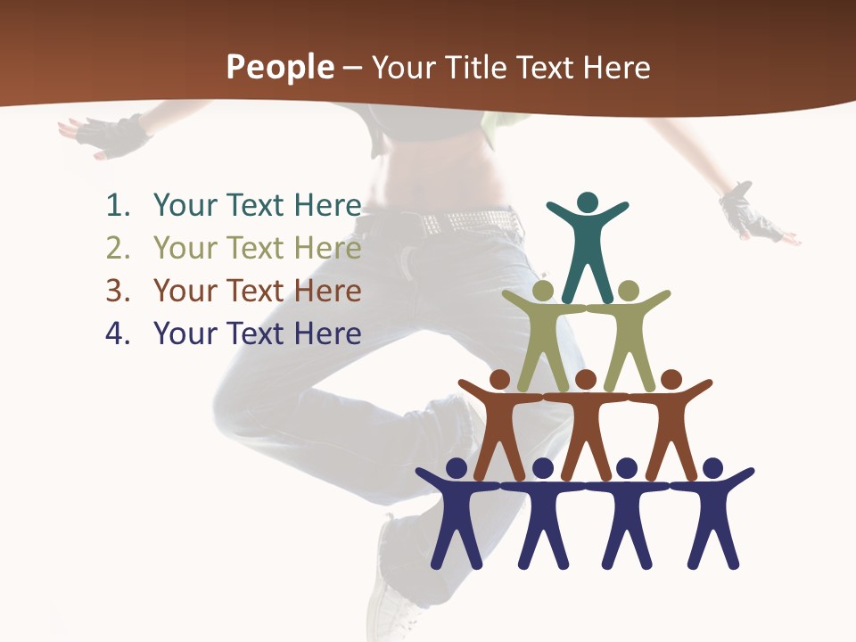 Balance Teenager Performance PowerPoint Template