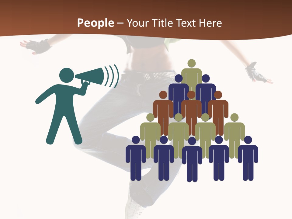 Balance Teenager Performance PowerPoint Template