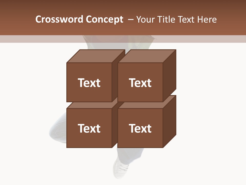 Beautiful One Woman PowerPoint Template
