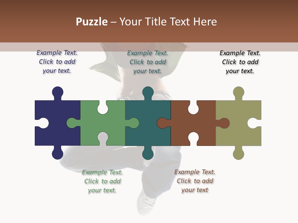 Beautiful One Woman PowerPoint Template