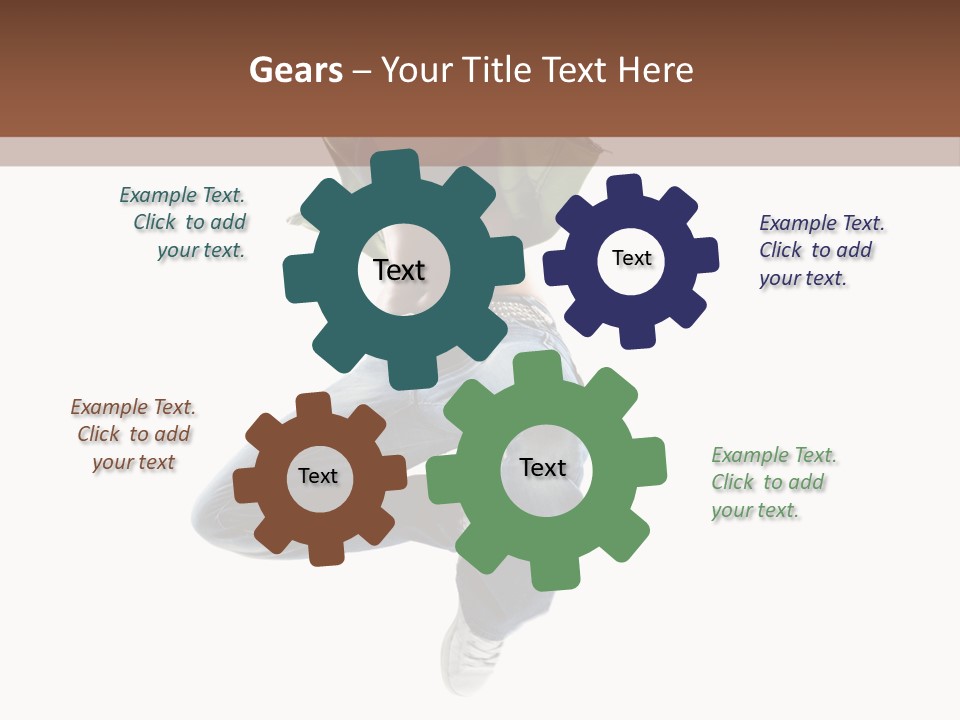 Beautiful One Woman PowerPoint Template