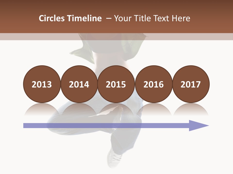 Beautiful One Woman PowerPoint Template