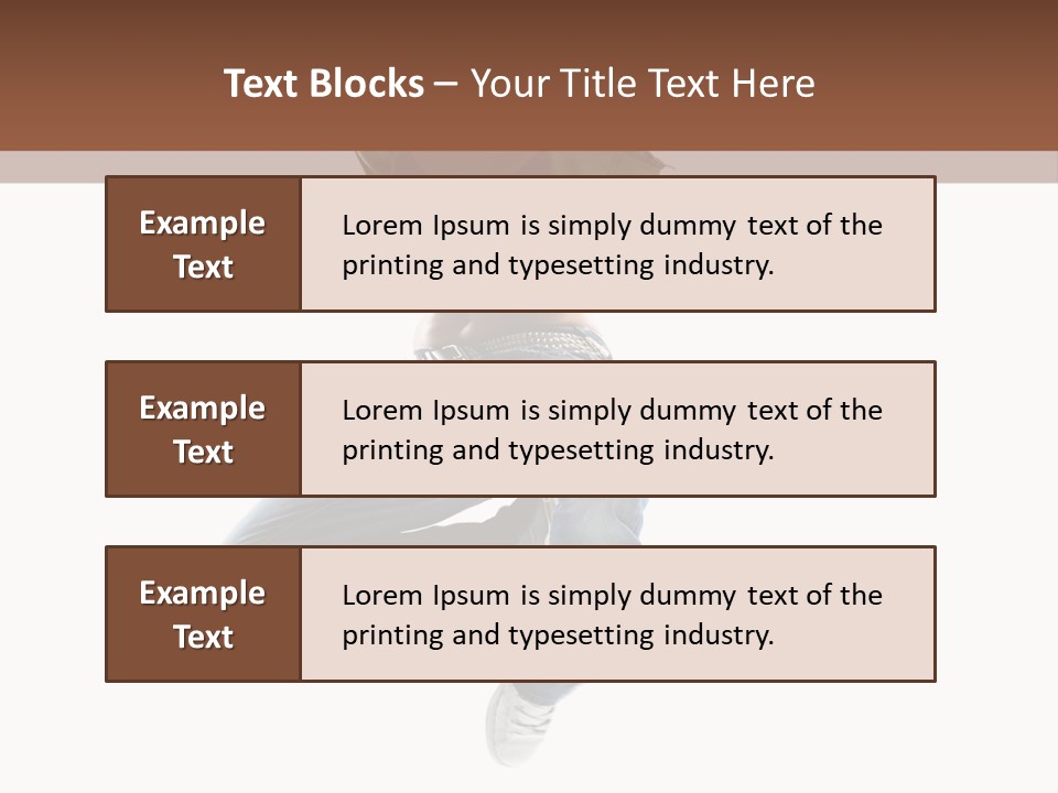 Beautiful One Woman PowerPoint Template