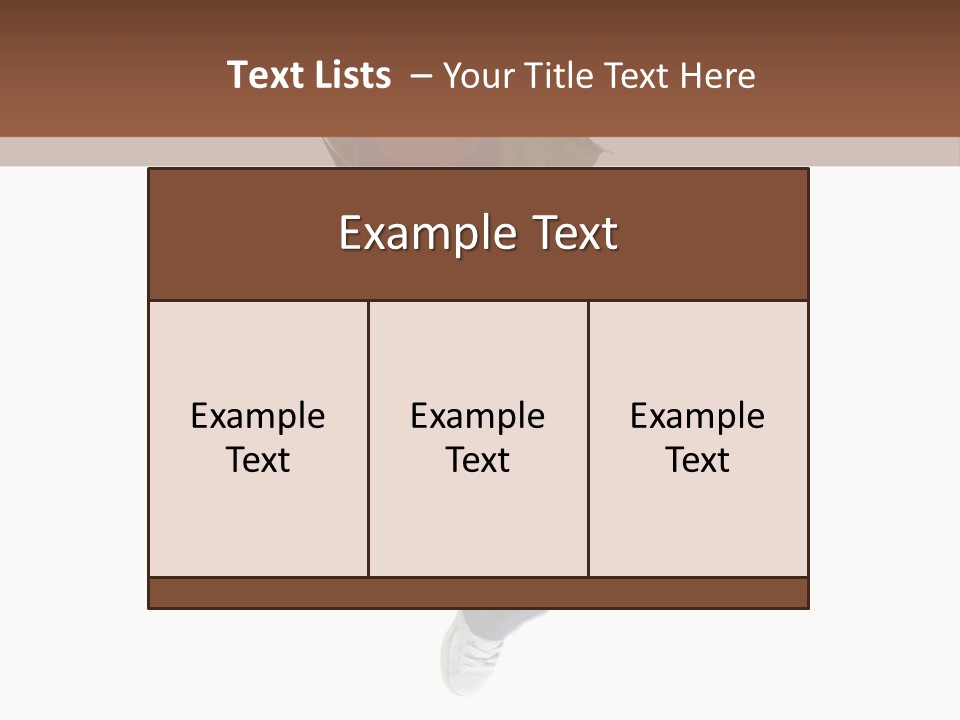 Beautiful One Woman PowerPoint Template