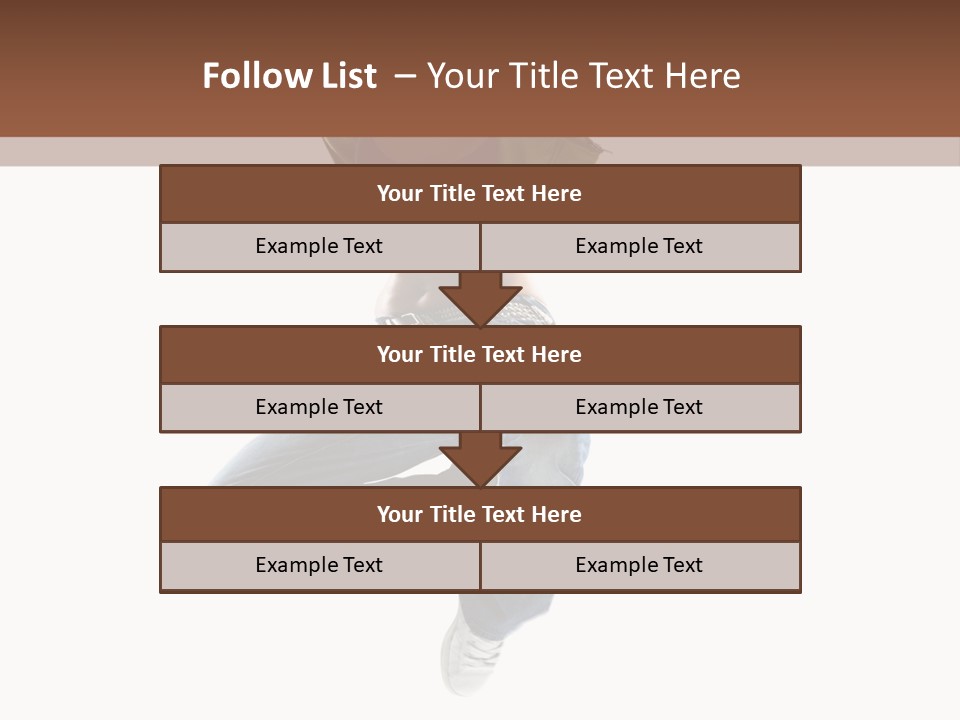 Beautiful One Woman PowerPoint Template