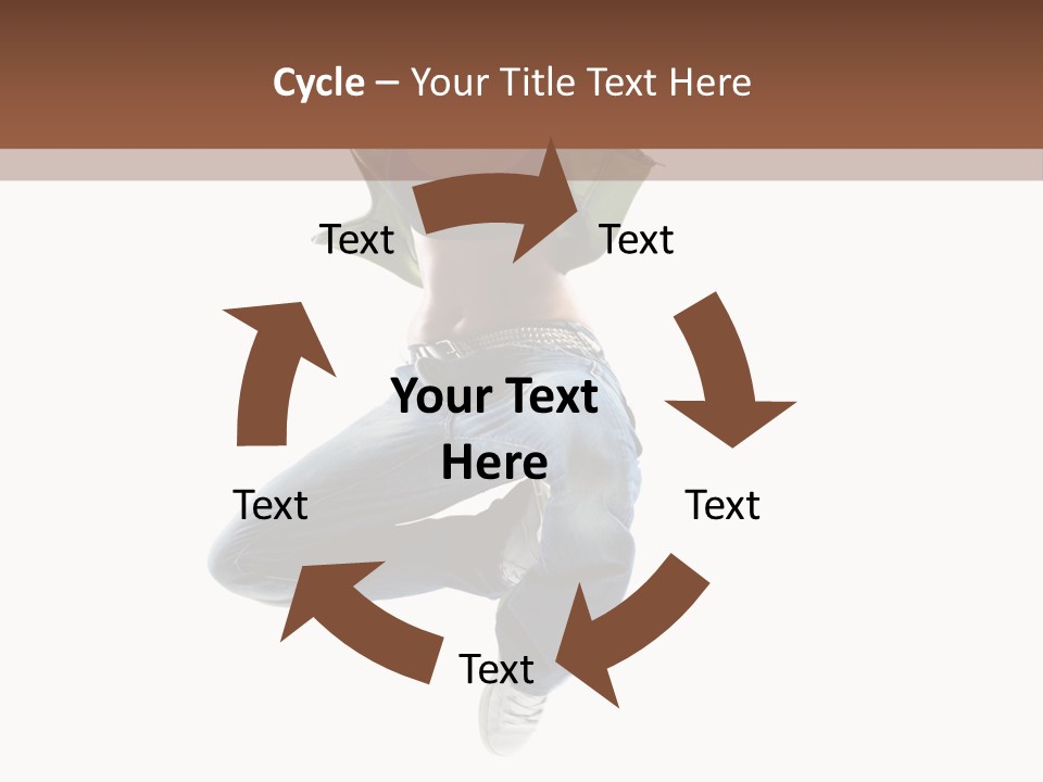 Beautiful One Woman PowerPoint Template