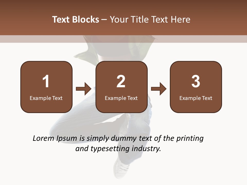 Beautiful One Woman PowerPoint Template