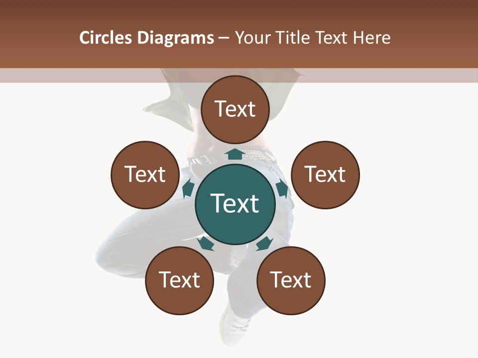 Beautiful One Woman PowerPoint Template