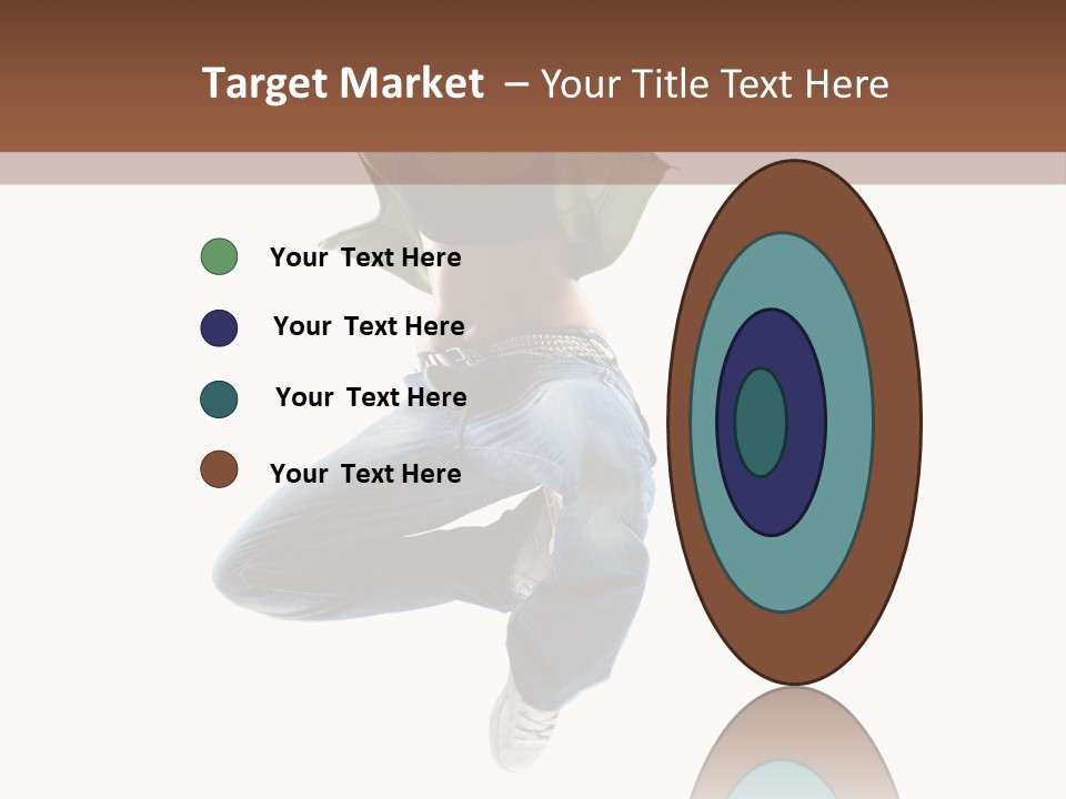 Beautiful One Woman PowerPoint Template