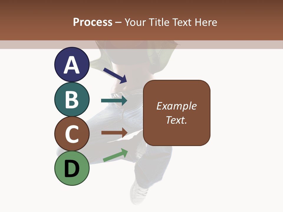 Beautiful One Woman PowerPoint Template