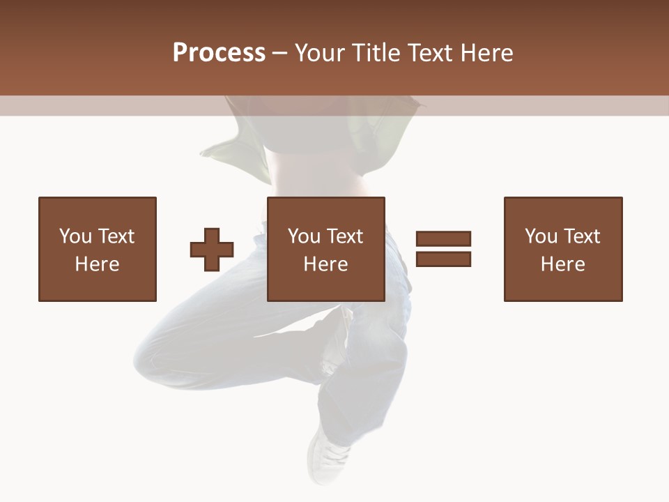 Beautiful One Woman PowerPoint Template