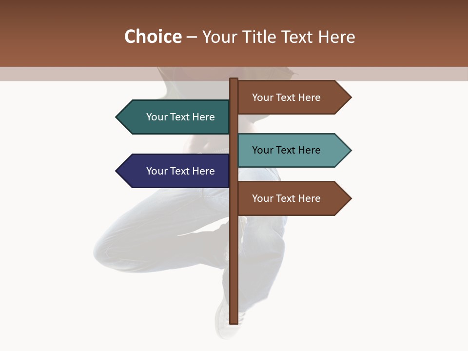 Beautiful One Woman PowerPoint Template