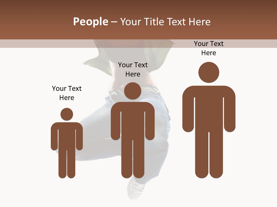 Beautiful One Woman PowerPoint Template