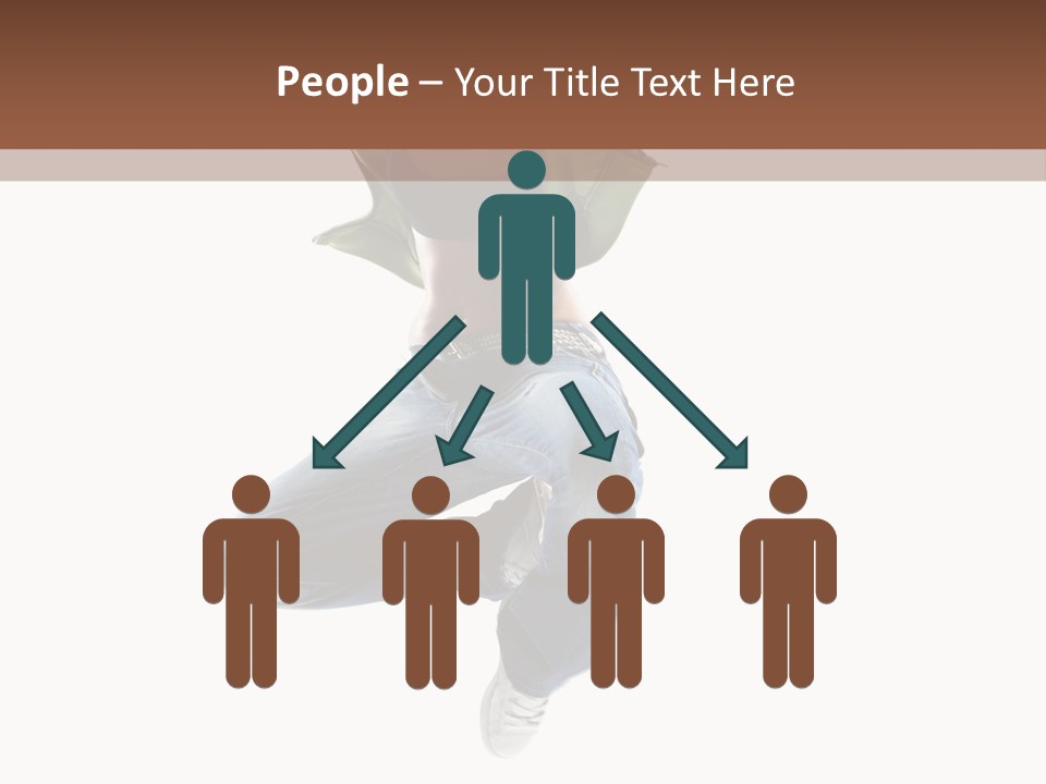 Beautiful One Woman PowerPoint Template