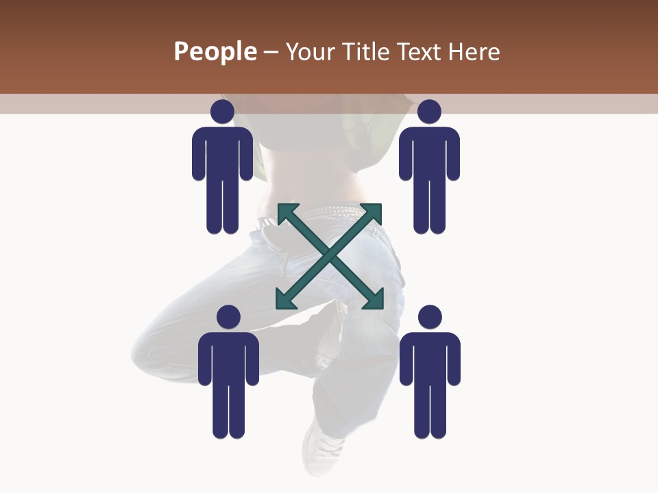 Beautiful One Woman PowerPoint Template