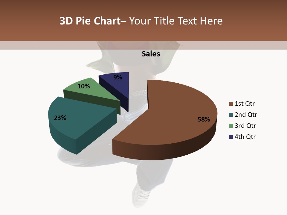 Beautiful One Woman PowerPoint Template