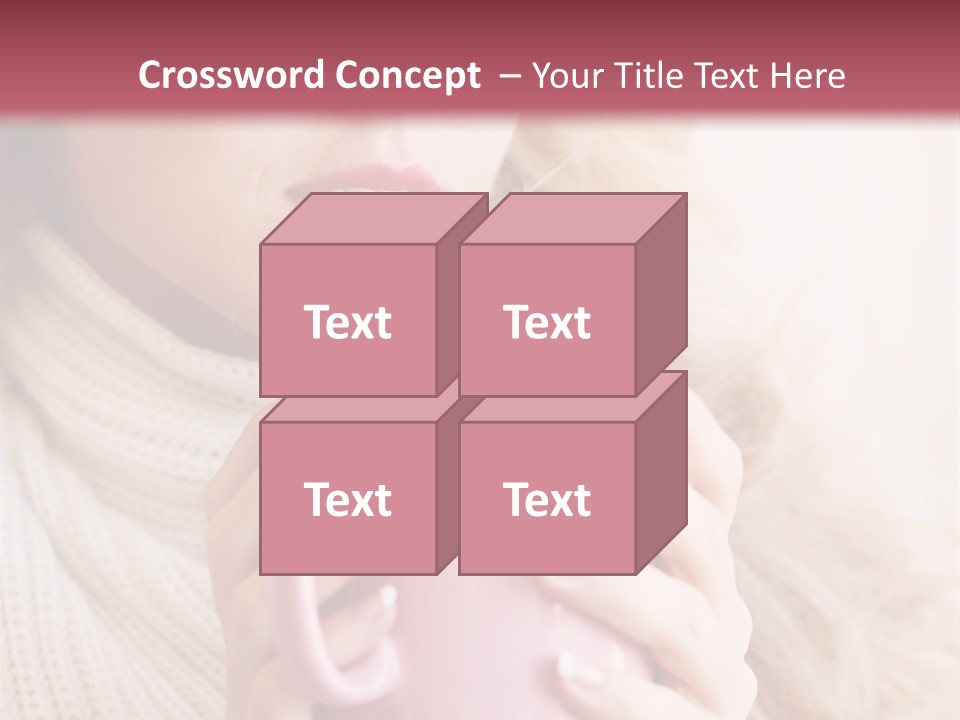 Human Clothing Girl PowerPoint Template