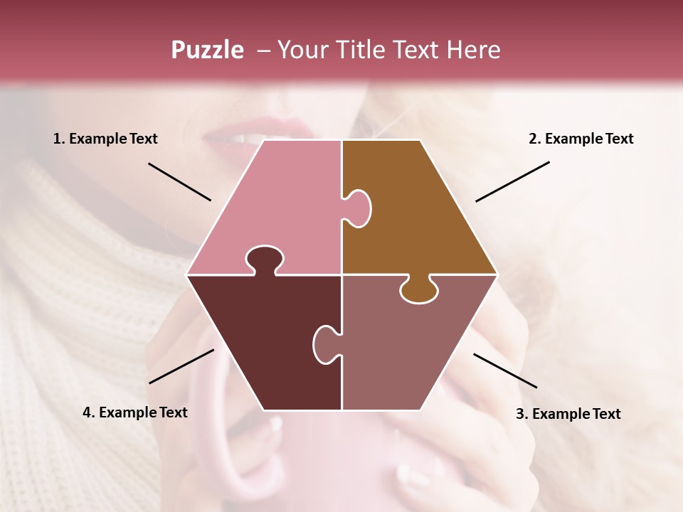 Human Clothing Girl PowerPoint Template