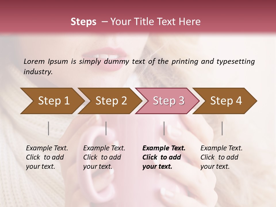 Human Clothing Girl PowerPoint Template