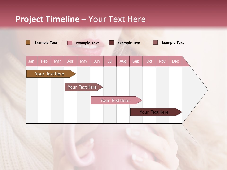 Human Clothing Girl PowerPoint Template