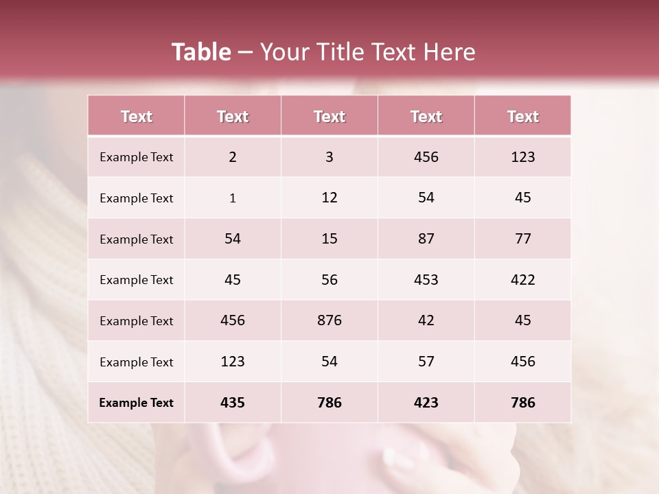 Human Clothing Girl PowerPoint Template