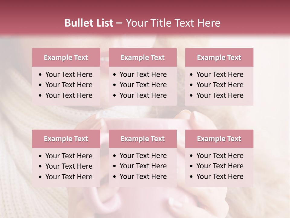 Human Clothing Girl PowerPoint Template