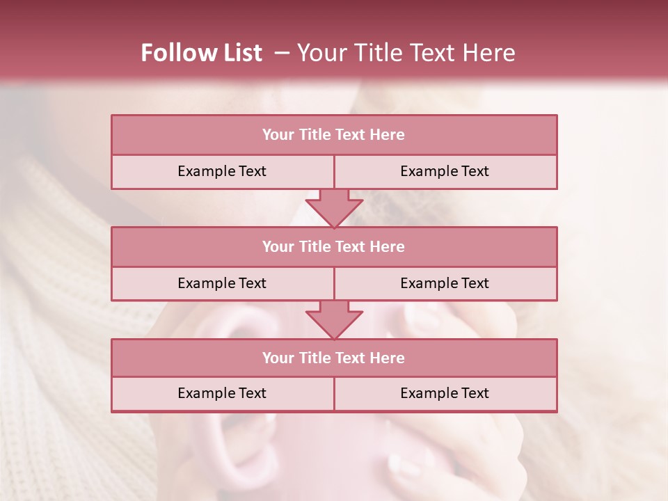 Human Clothing Girl PowerPoint Template