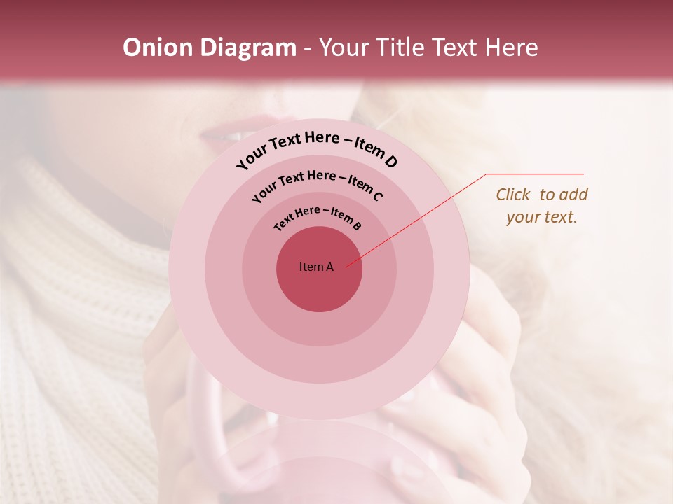 Human Clothing Girl PowerPoint Template