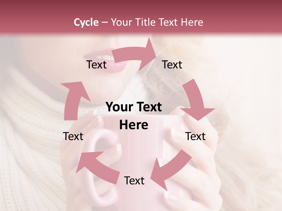 Human Clothing Girl PowerPoint Template