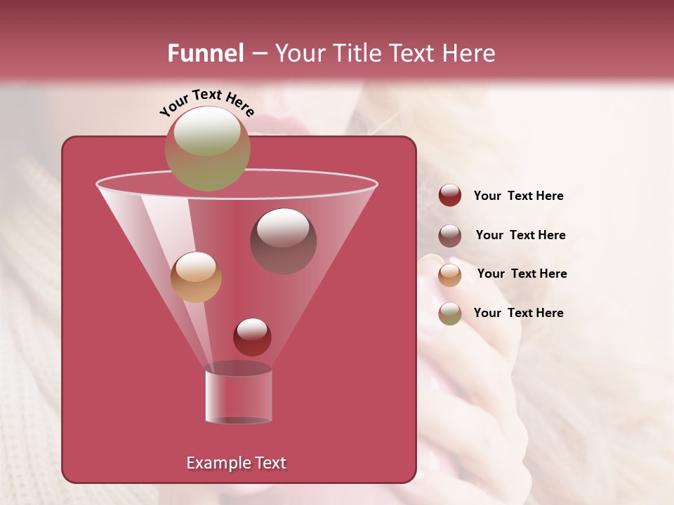 Human Clothing Girl PowerPoint Template