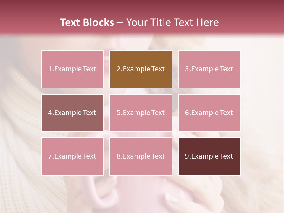 Human Clothing Girl PowerPoint Template