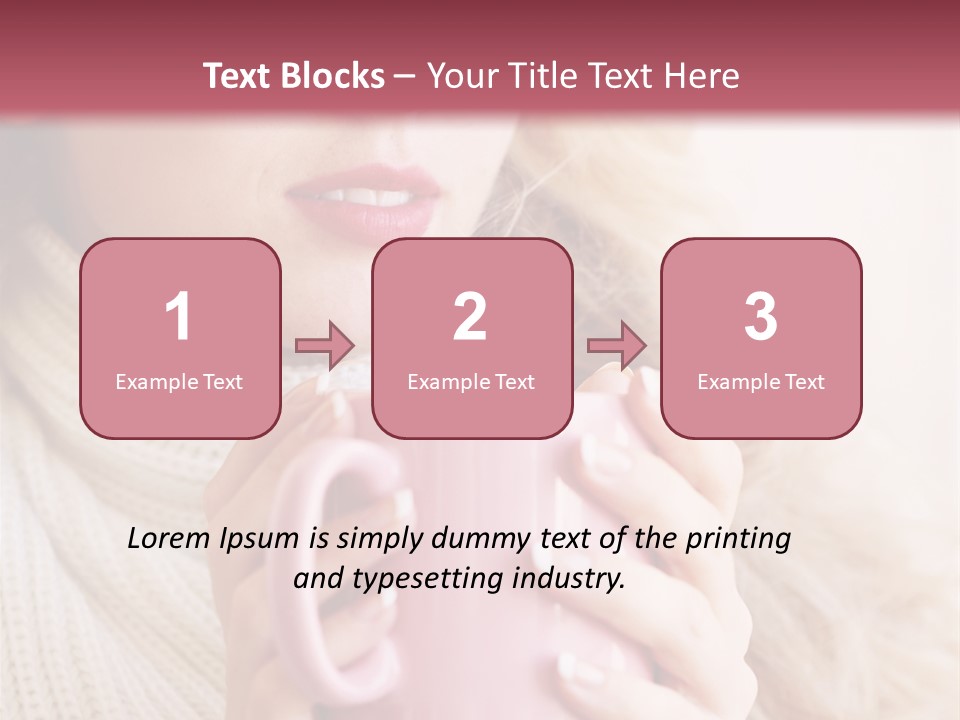 Human Clothing Girl PowerPoint Template