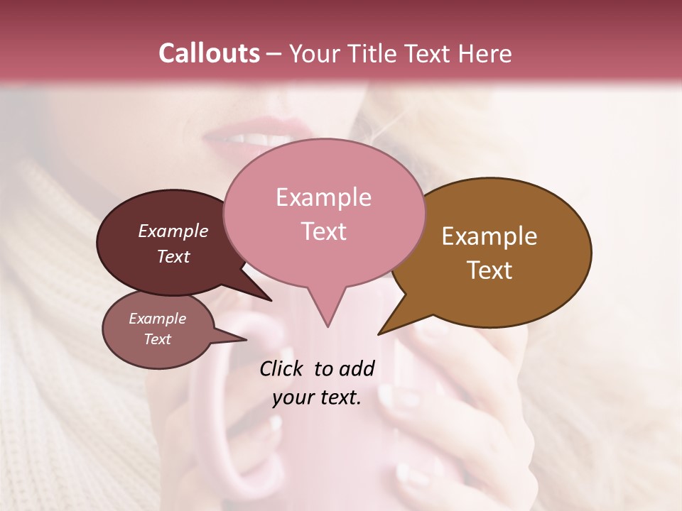 Human Clothing Girl PowerPoint Template