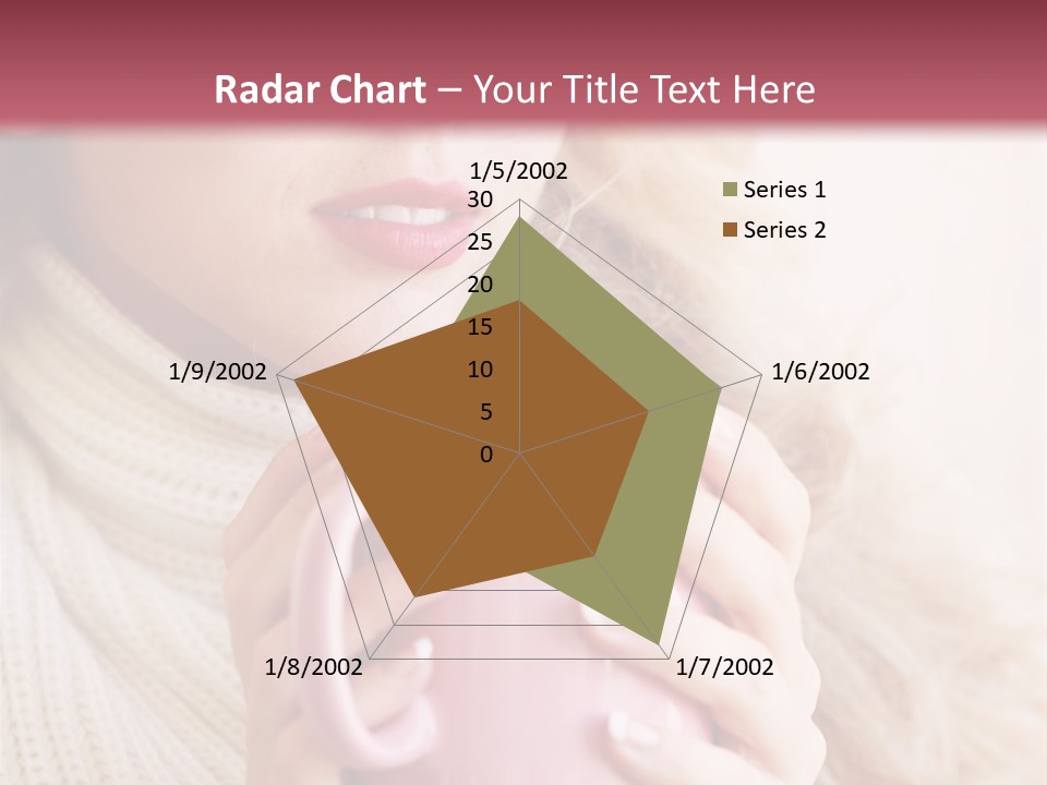 Human Clothing Girl PowerPoint Template