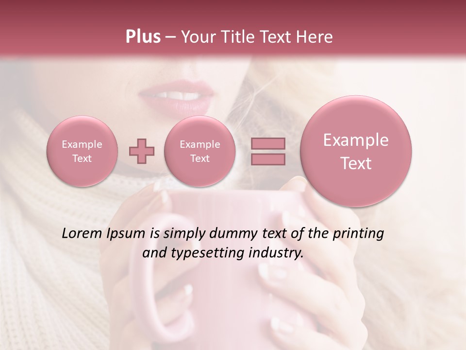 Human Clothing Girl PowerPoint Template