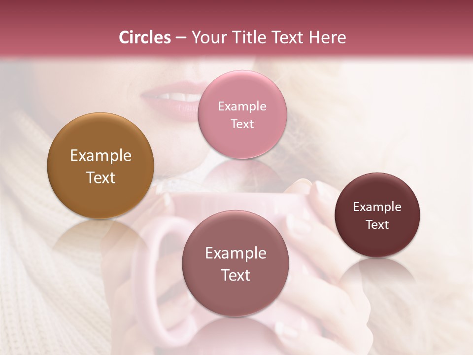 Human Clothing Girl PowerPoint Template