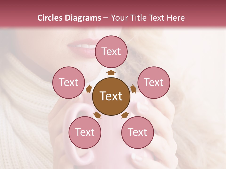 Human Clothing Girl PowerPoint Template