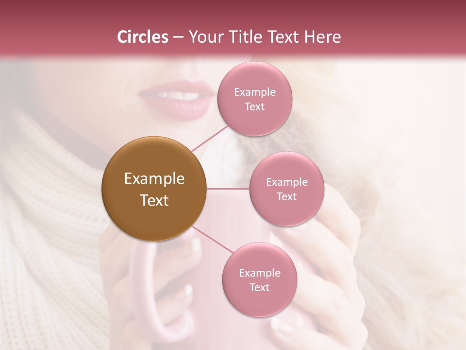 Human Clothing Girl PowerPoint Template