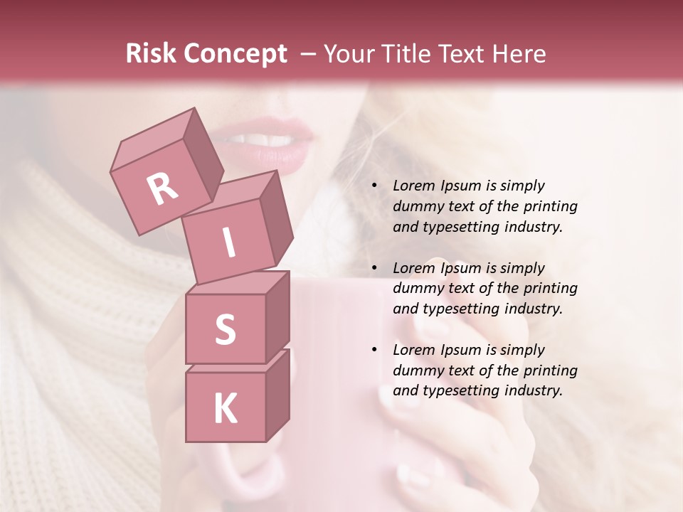 Human Clothing Girl PowerPoint Template