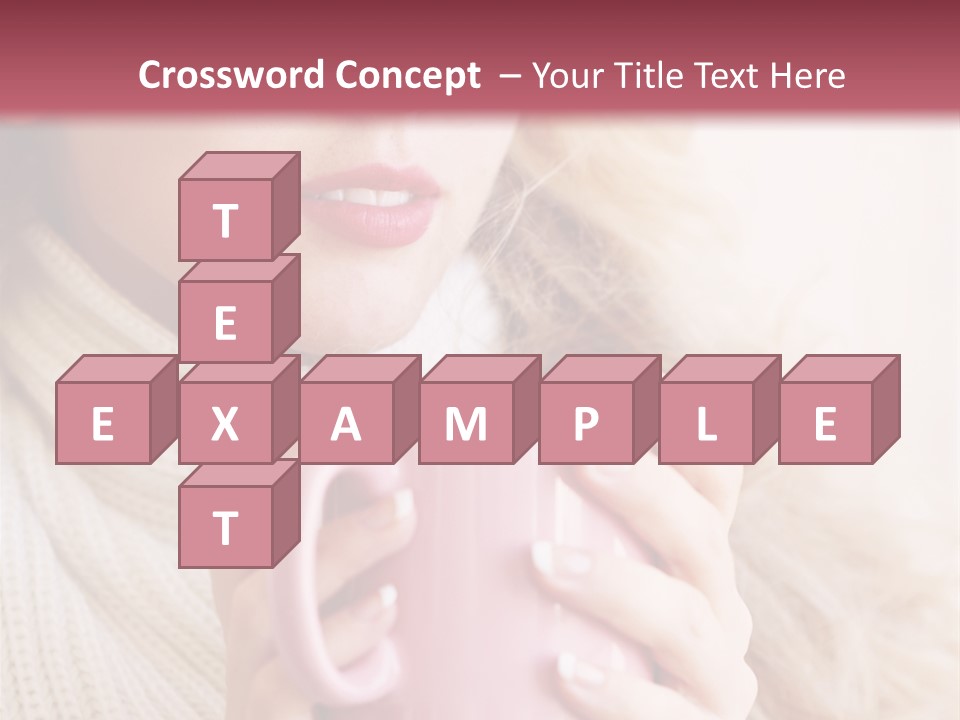 Human Clothing Girl PowerPoint Template