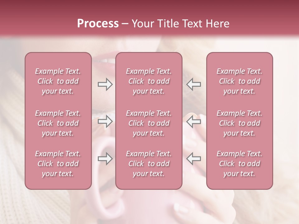 Human Clothing Girl PowerPoint Template