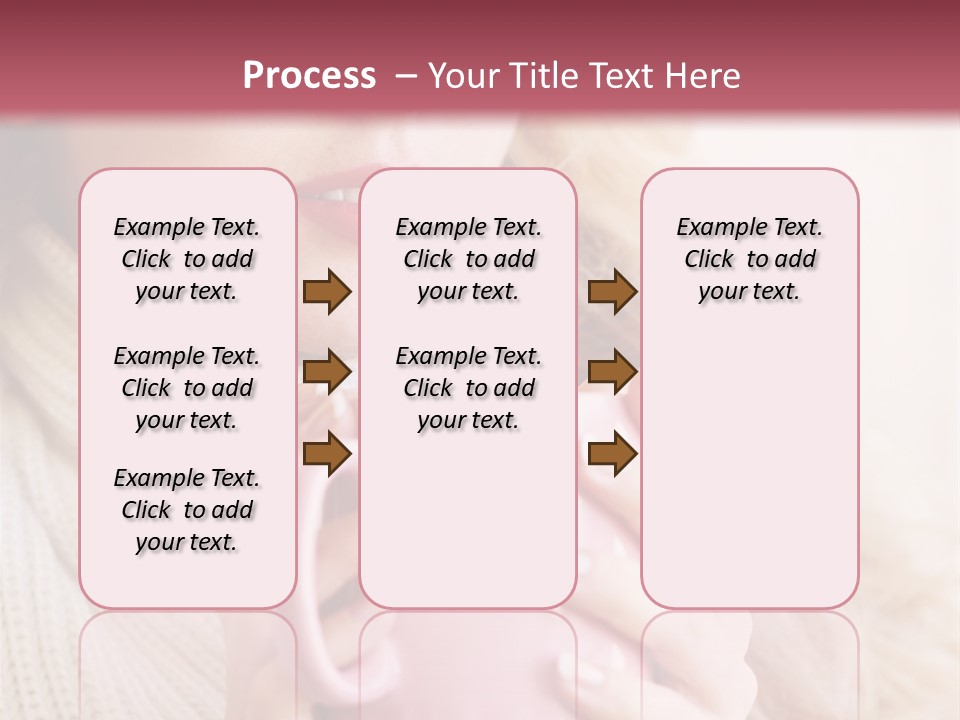 Human Clothing Girl PowerPoint Template