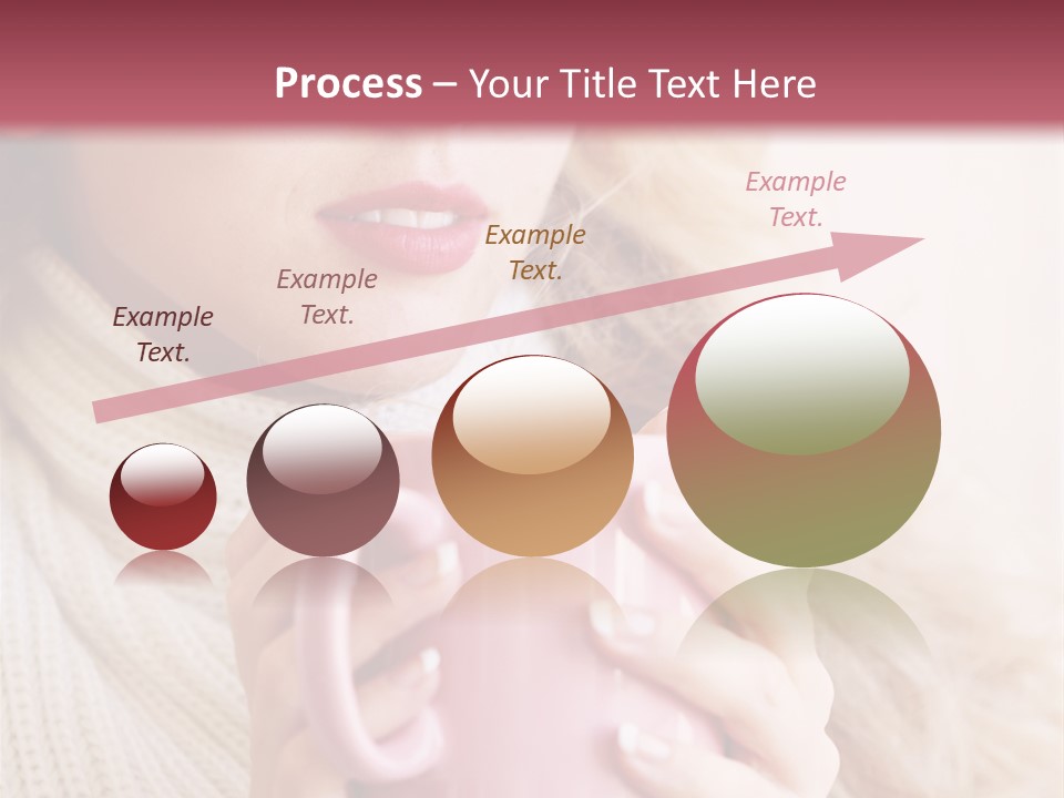 Human Clothing Girl PowerPoint Template