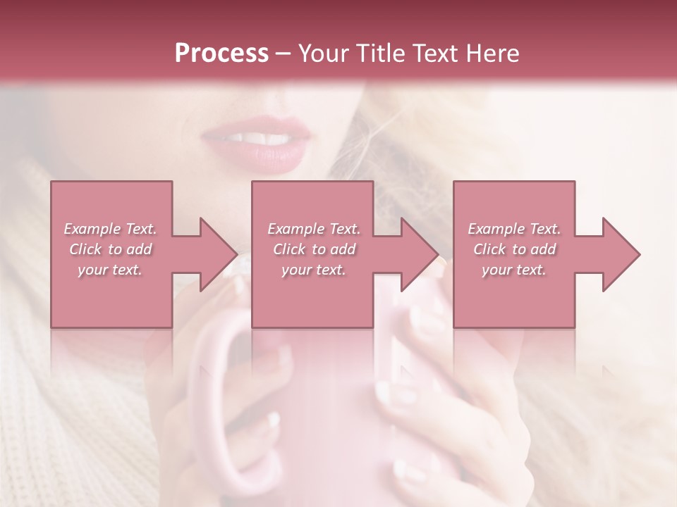 Human Clothing Girl PowerPoint Template