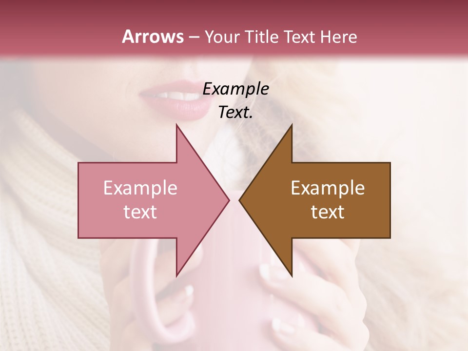 Human Clothing Girl PowerPoint Template