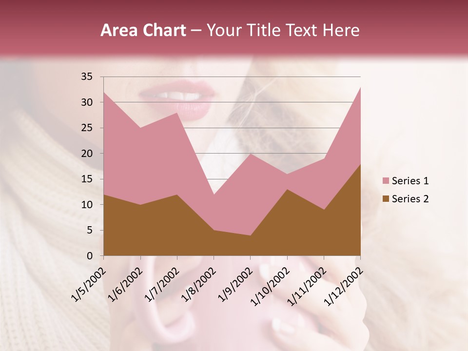 Human Clothing Girl PowerPoint Template