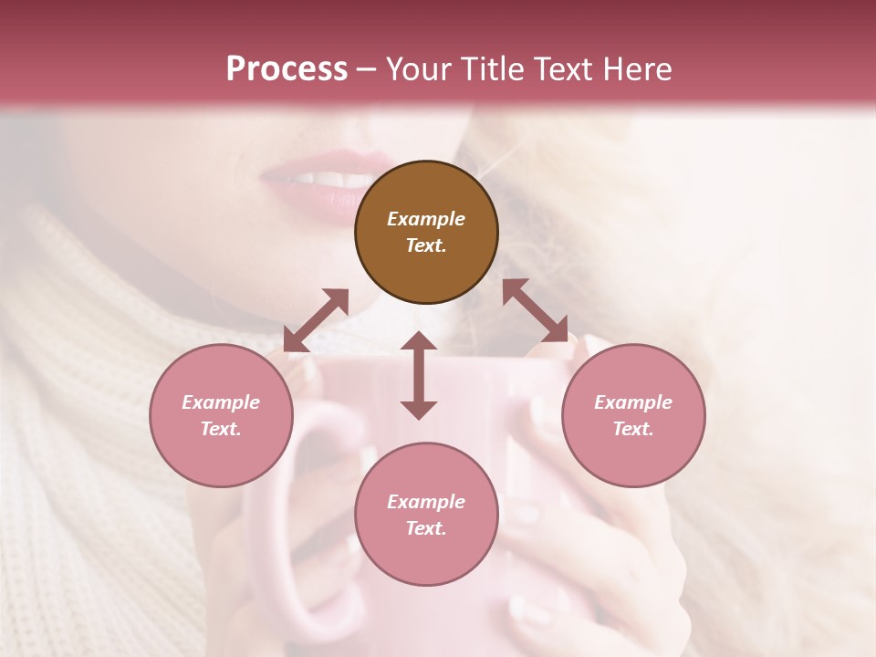 Human Clothing Girl PowerPoint Template