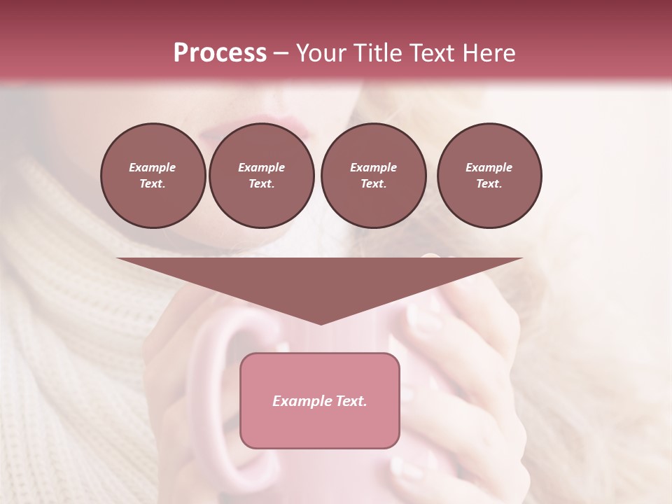 Human Clothing Girl PowerPoint Template